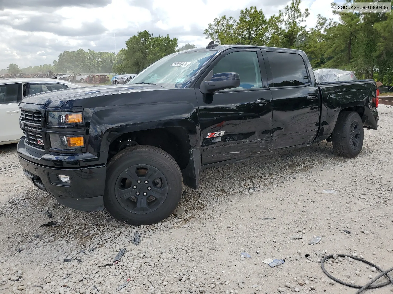 2015 Chevrolet Silverado K1500 Ltz VIN: 3GCUKSEC8FG360406 Lot: 60392814