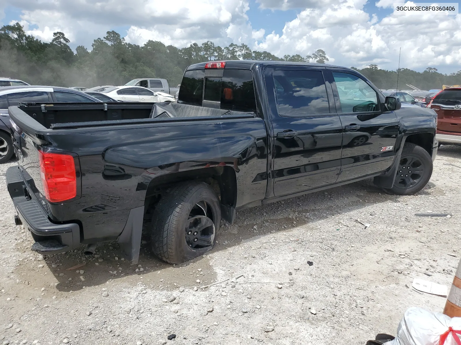 2015 Chevrolet Silverado K1500 Ltz VIN: 3GCUKSEC8FG360406 Lot: 60392814