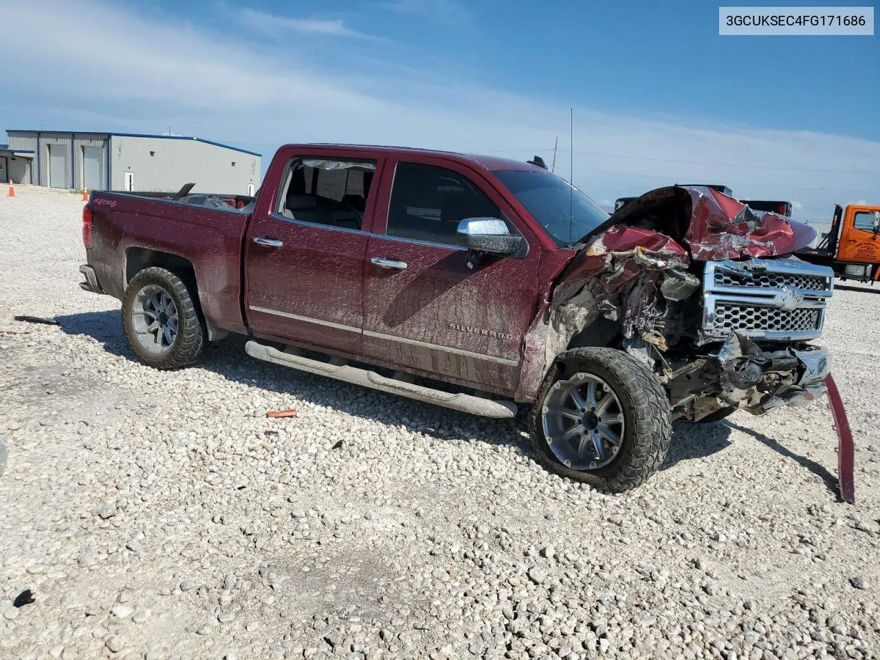 2015 Chevrolet Silverado K1500 Ltz VIN: 3GCUKSEC4FG171686 Lot: 60882244