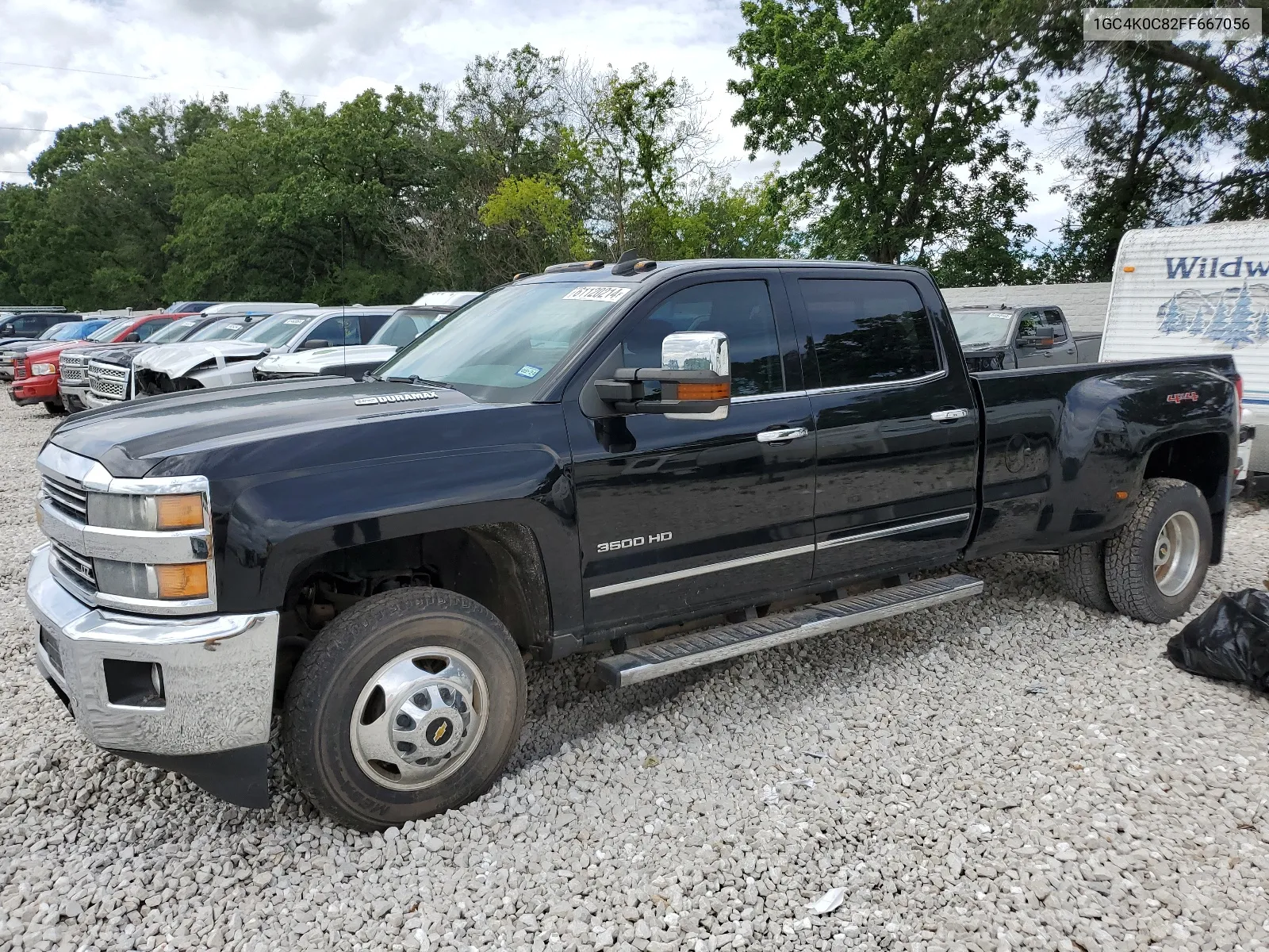 2015 Chevrolet Silverado K3500 Ltz VIN: 1GC4K0C82FF667056 Lot: 61120214