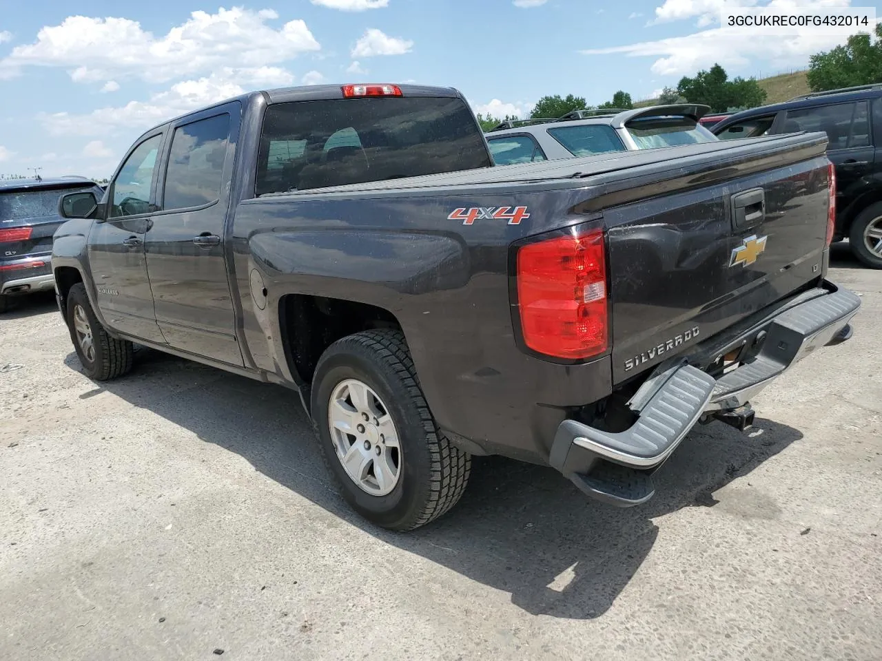 2015 Chevrolet Silverado K1500 Lt VIN: 3GCUKREC0FG432014 Lot: 61120364