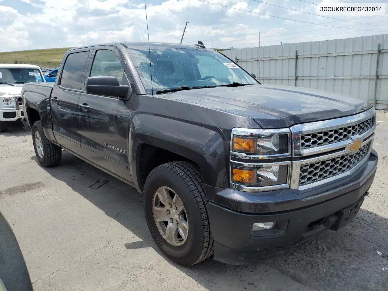 2015 Chevrolet Silverado K1500 Lt VIN: 3GCUKREC0FG432014 Lot: 61120364