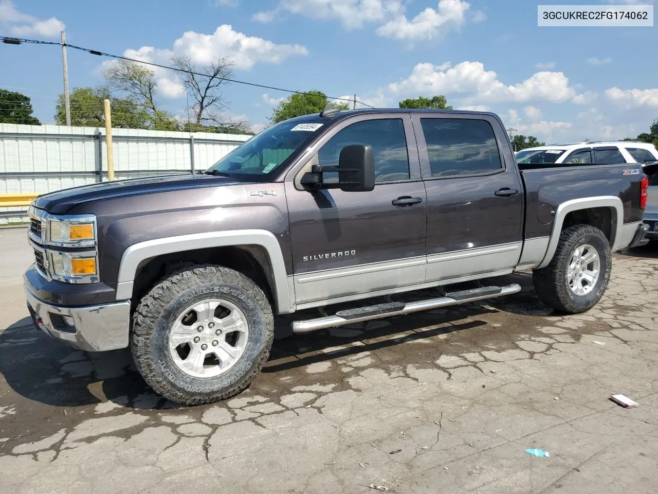 2015 Chevrolet Silverado K1500 Lt VIN: 3GCUKREC2FG174062 Lot: 61405594