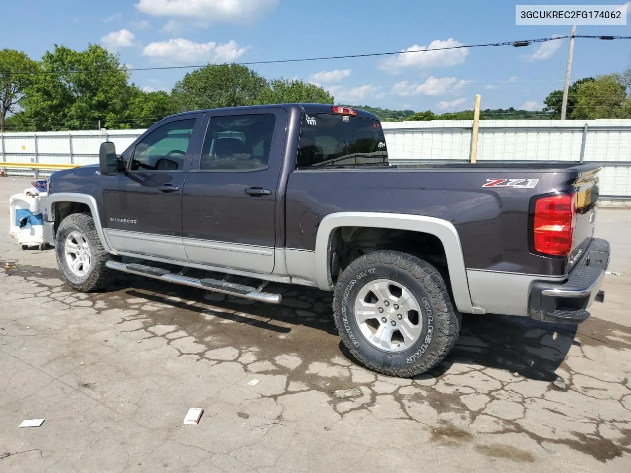 2015 Chevrolet Silverado K1500 Lt VIN: 3GCUKREC2FG174062 Lot: 61405594