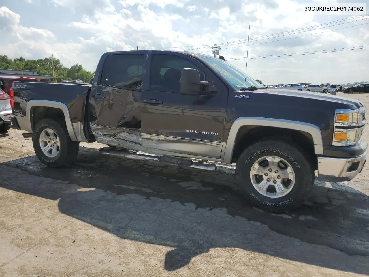 2015 Chevrolet Silverado K1500 Lt VIN: 3GCUKREC2FG174062 Lot: 61405594