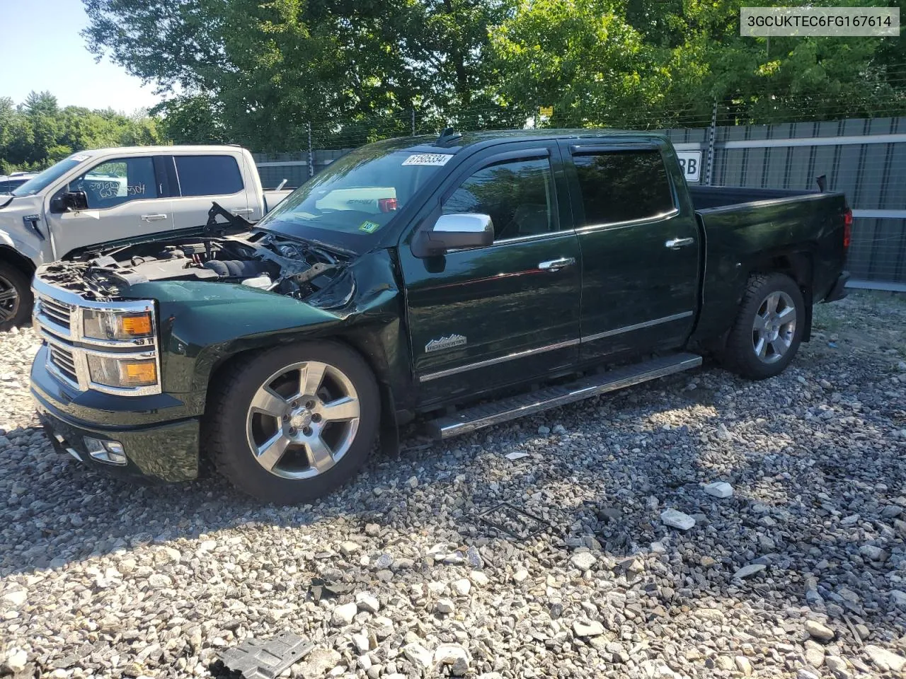 2015 Chevrolet Silverado K1500 High Country VIN: 3GCUKTEC6FG167614 Lot: 61505334