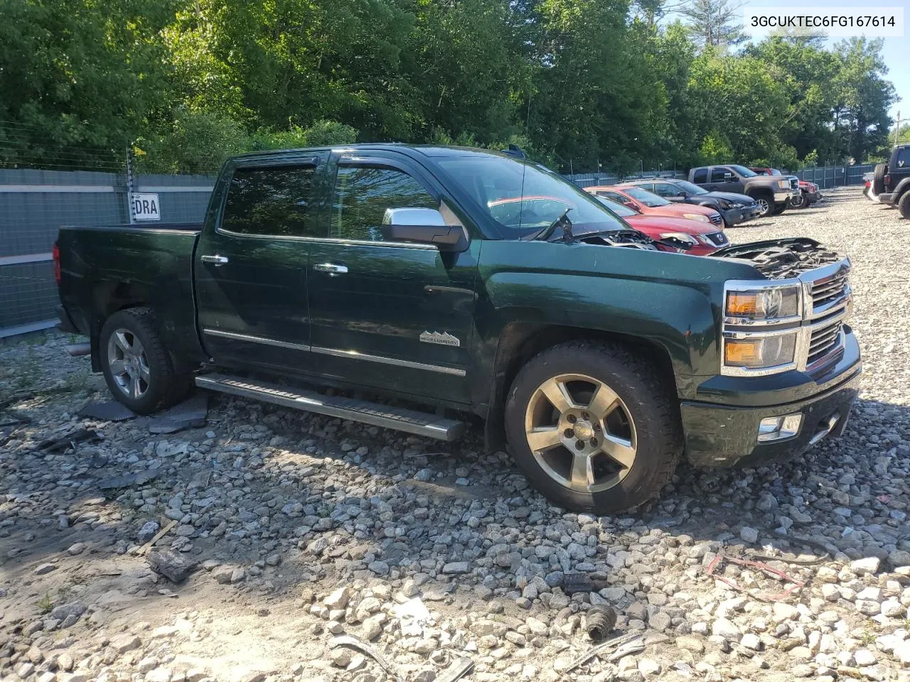 2015 Chevrolet Silverado K1500 High Country VIN: 3GCUKTEC6FG167614 Lot: 61505334