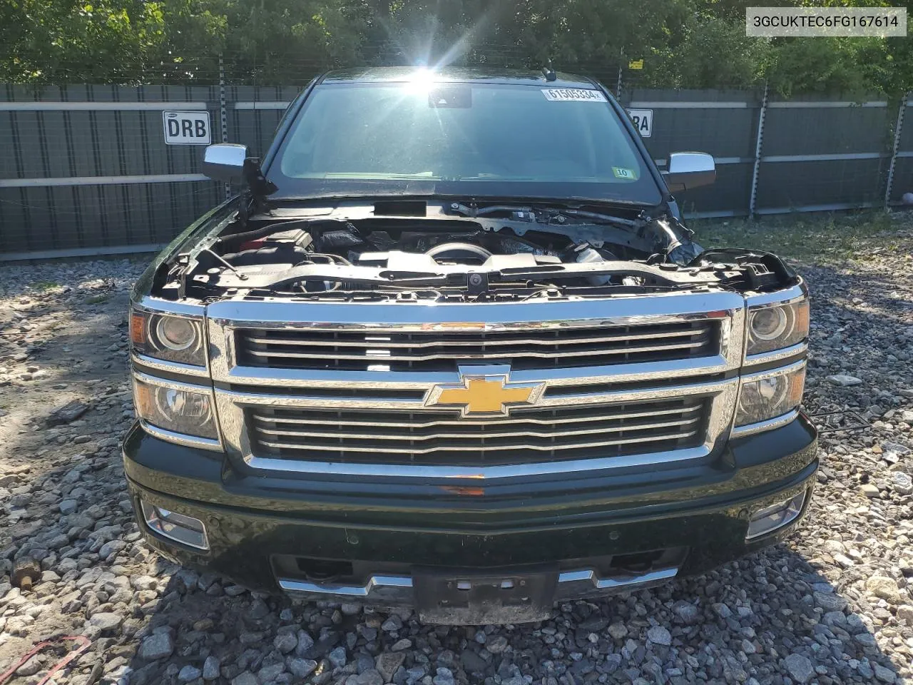 3GCUKTEC6FG167614 2015 Chevrolet Silverado K1500 High Country