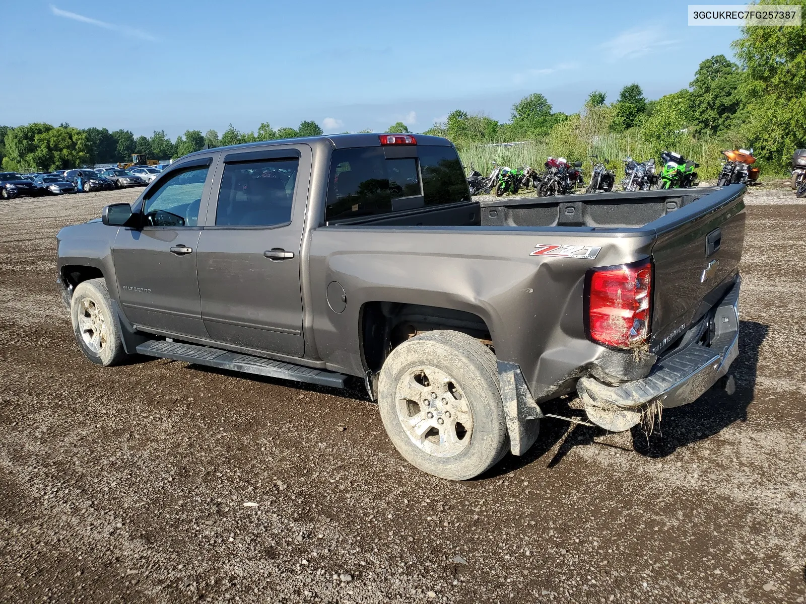 2015 Chevrolet Silverado K1500 Lt VIN: 3GCUKREC7FG257387 Lot: 61911394