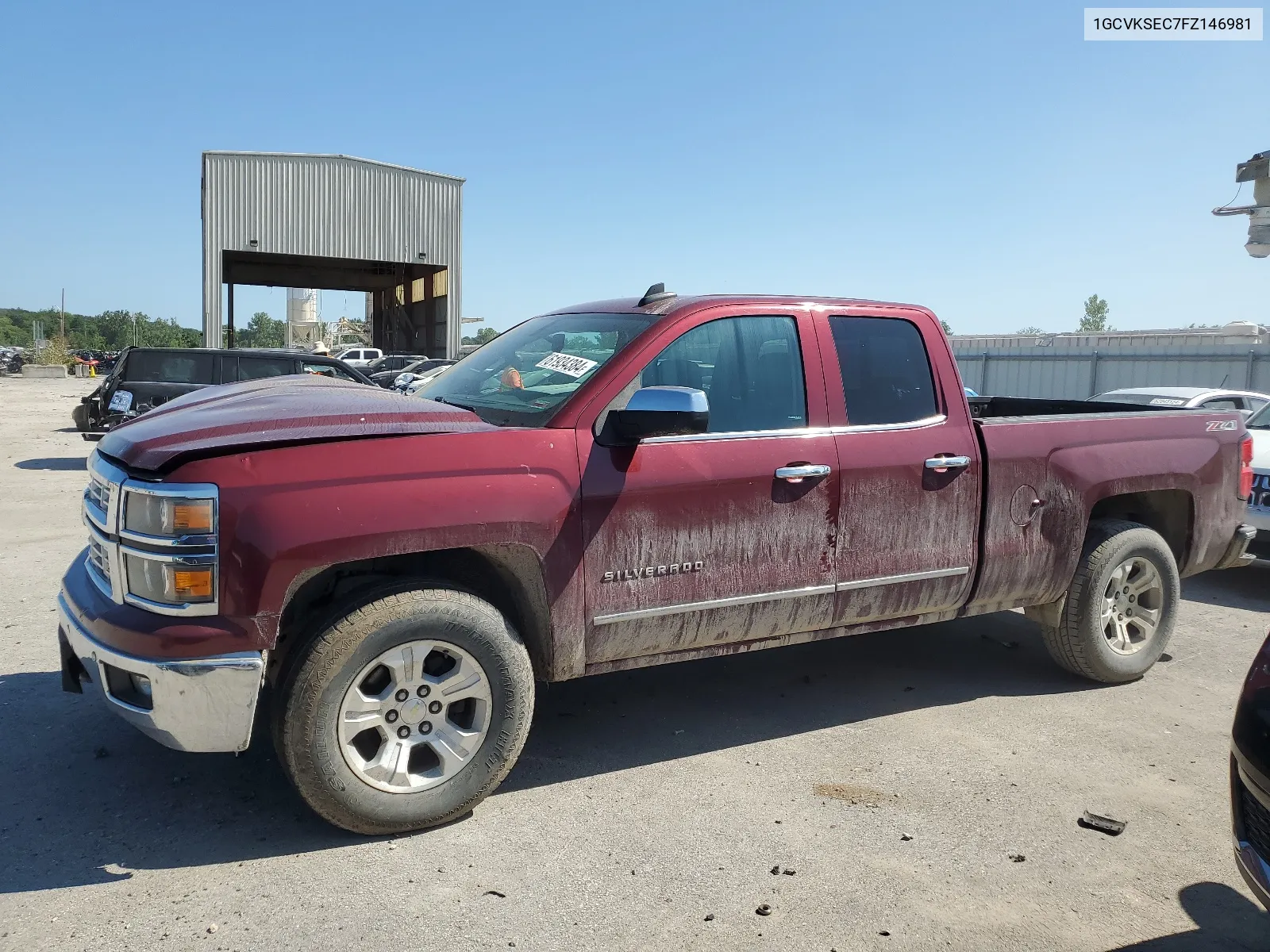 2015 Chevrolet Silverado K1500 Ltz VIN: 1GCVKSEC7FZ146981 Lot: 61934384