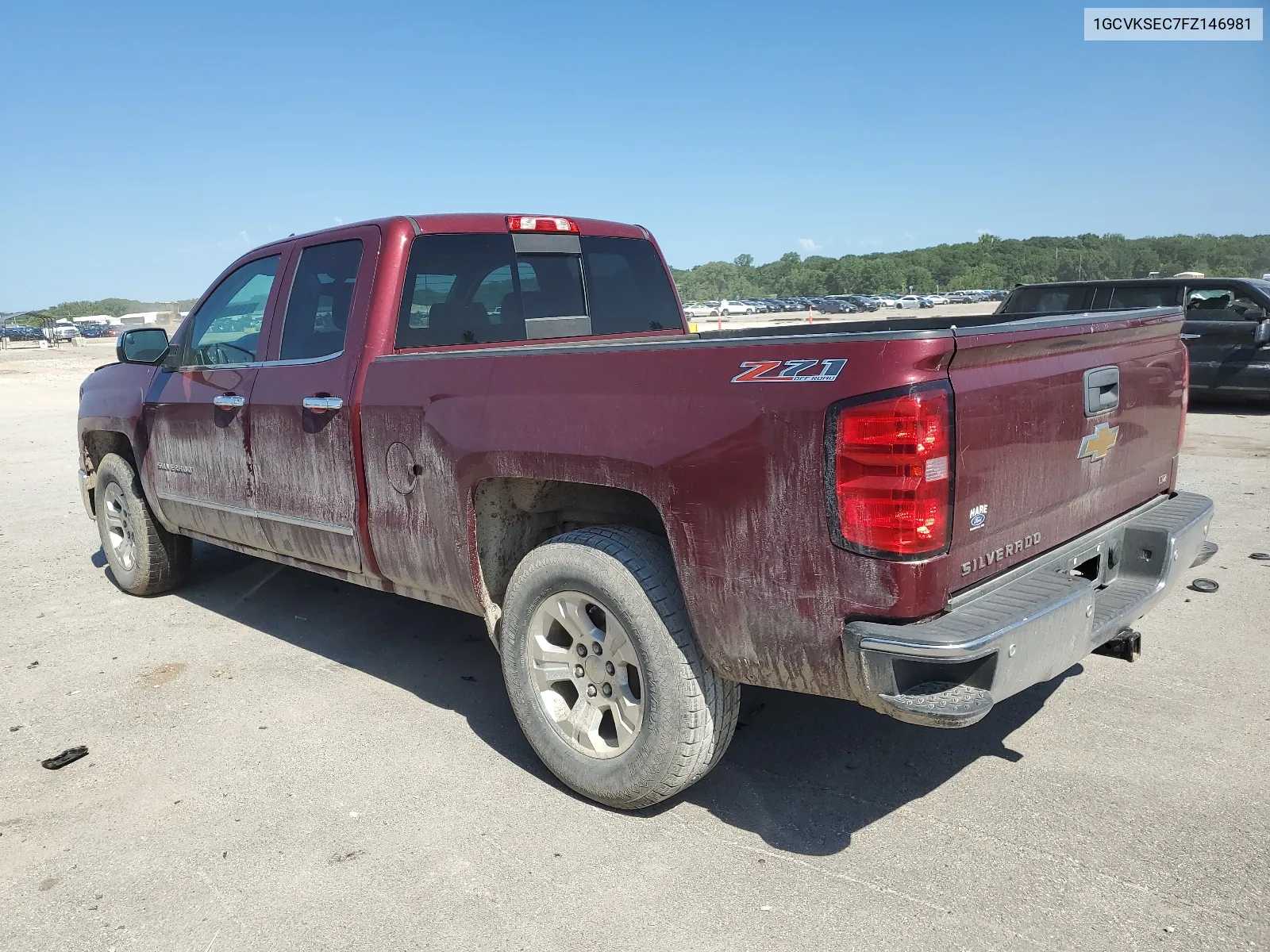 2015 Chevrolet Silverado K1500 Ltz VIN: 1GCVKSEC7FZ146981 Lot: 61934384