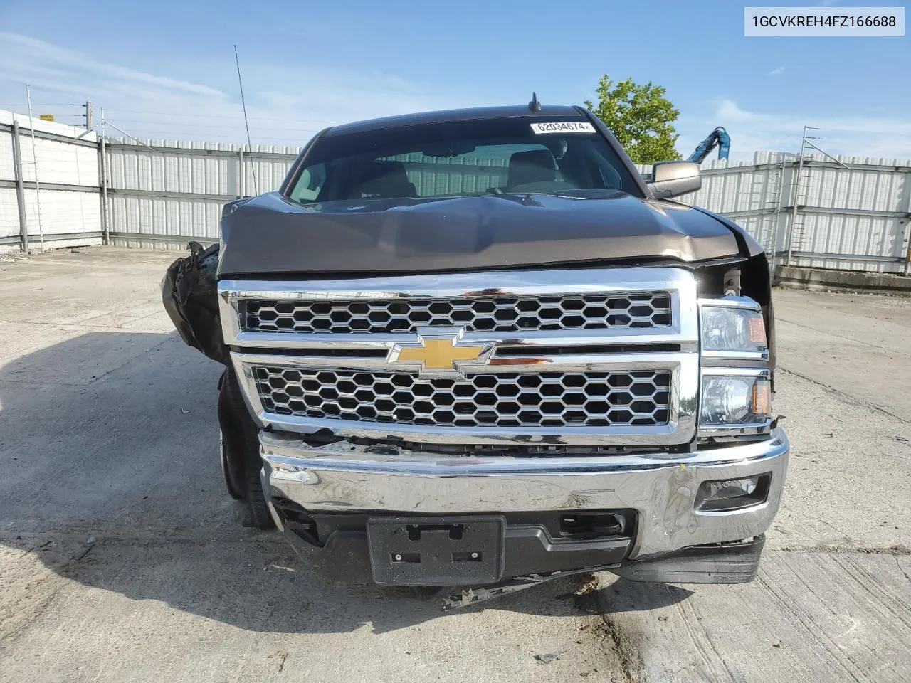 1GCVKREH4FZ166688 2015 Chevrolet Silverado K1500 Lt