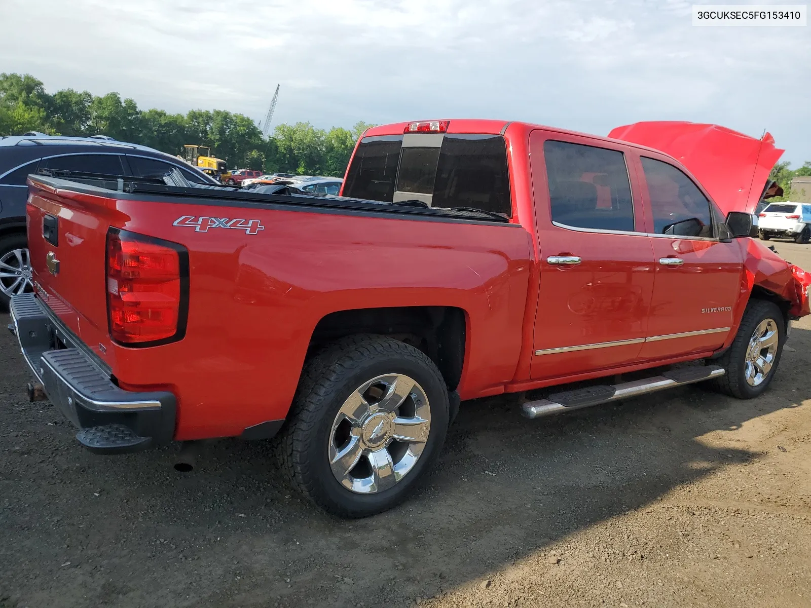 2015 Chevrolet Silverado K1500 Ltz VIN: 3GCUKSEC5FG153410 Lot: 62053294