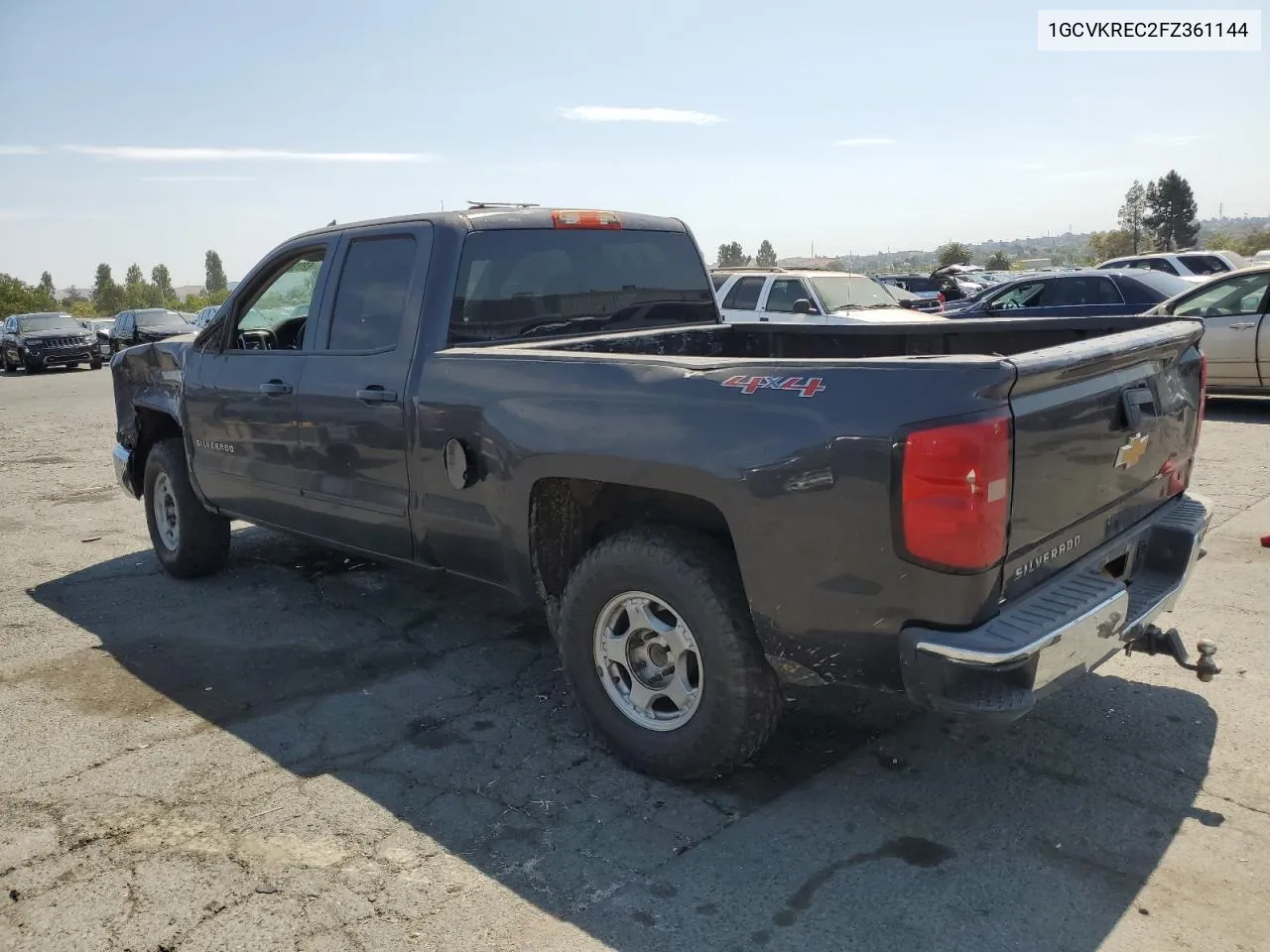 2015 Chevrolet Silverado K1500 Lt VIN: 1GCVKREC2FZ361144 Lot: 62056254