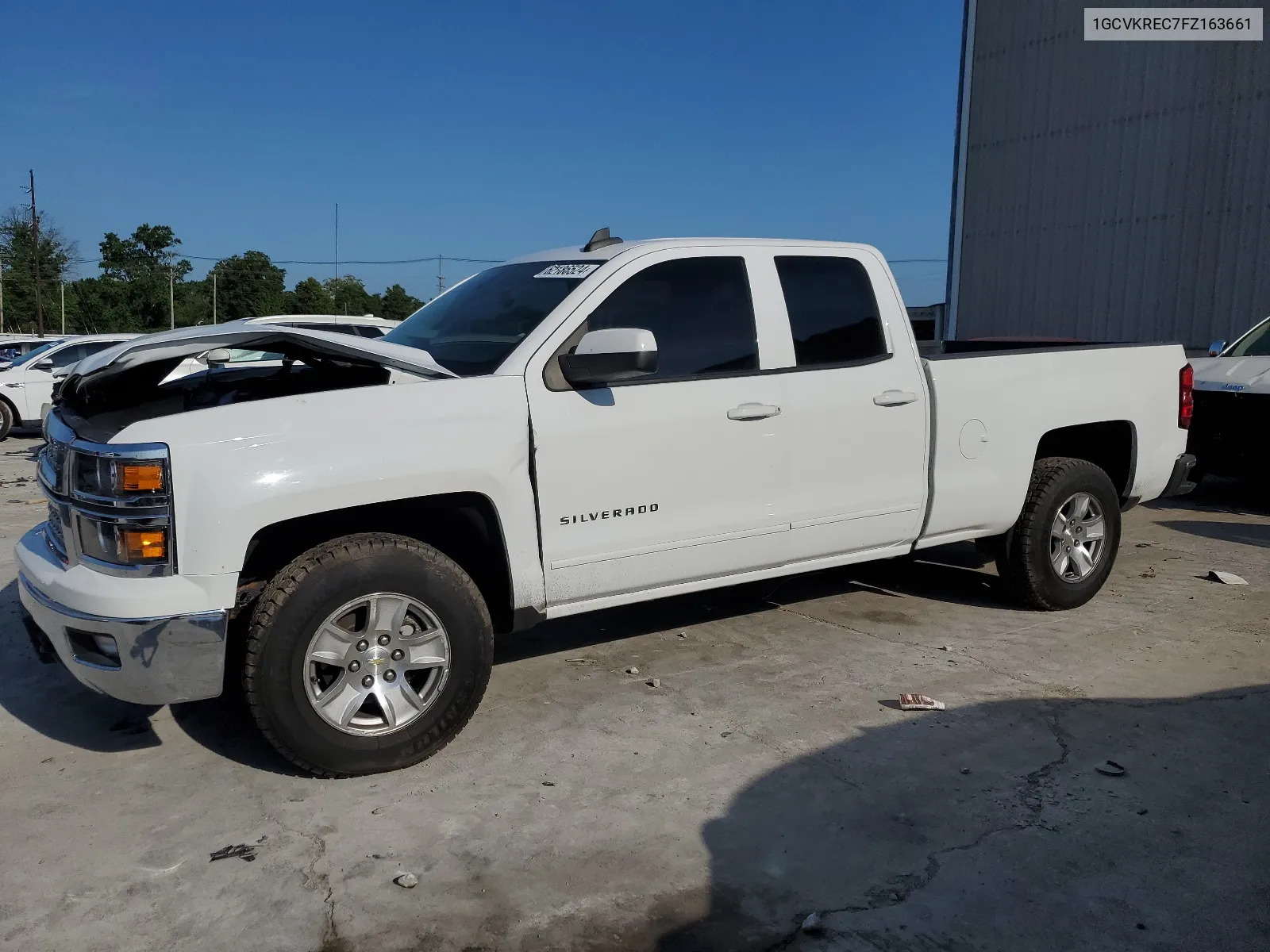 2015 Chevrolet Silverado K1500 Lt VIN: 1GCVKREC7FZ163661 Lot: 62186524