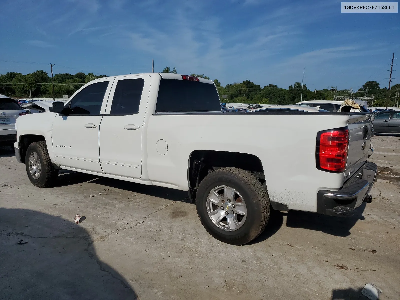 2015 Chevrolet Silverado K1500 Lt VIN: 1GCVKREC7FZ163661 Lot: 62186524