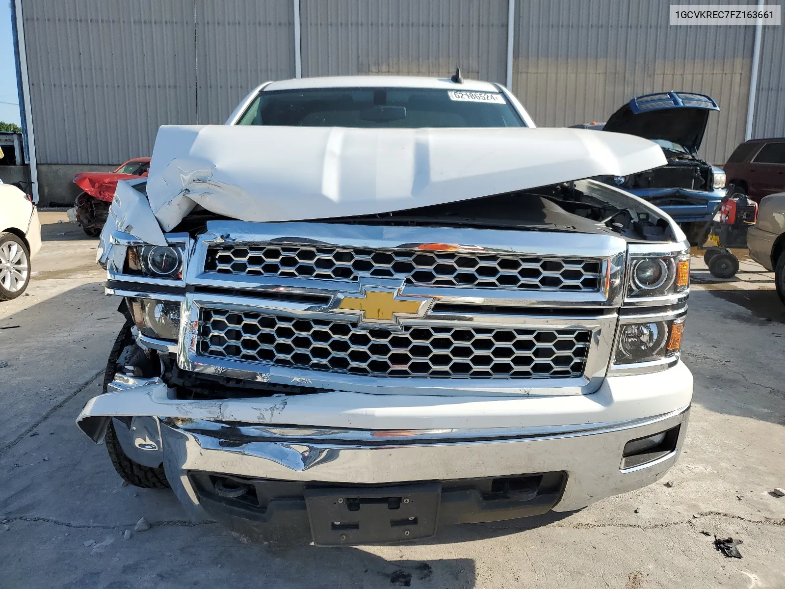 2015 Chevrolet Silverado K1500 Lt VIN: 1GCVKREC7FZ163661 Lot: 62186524