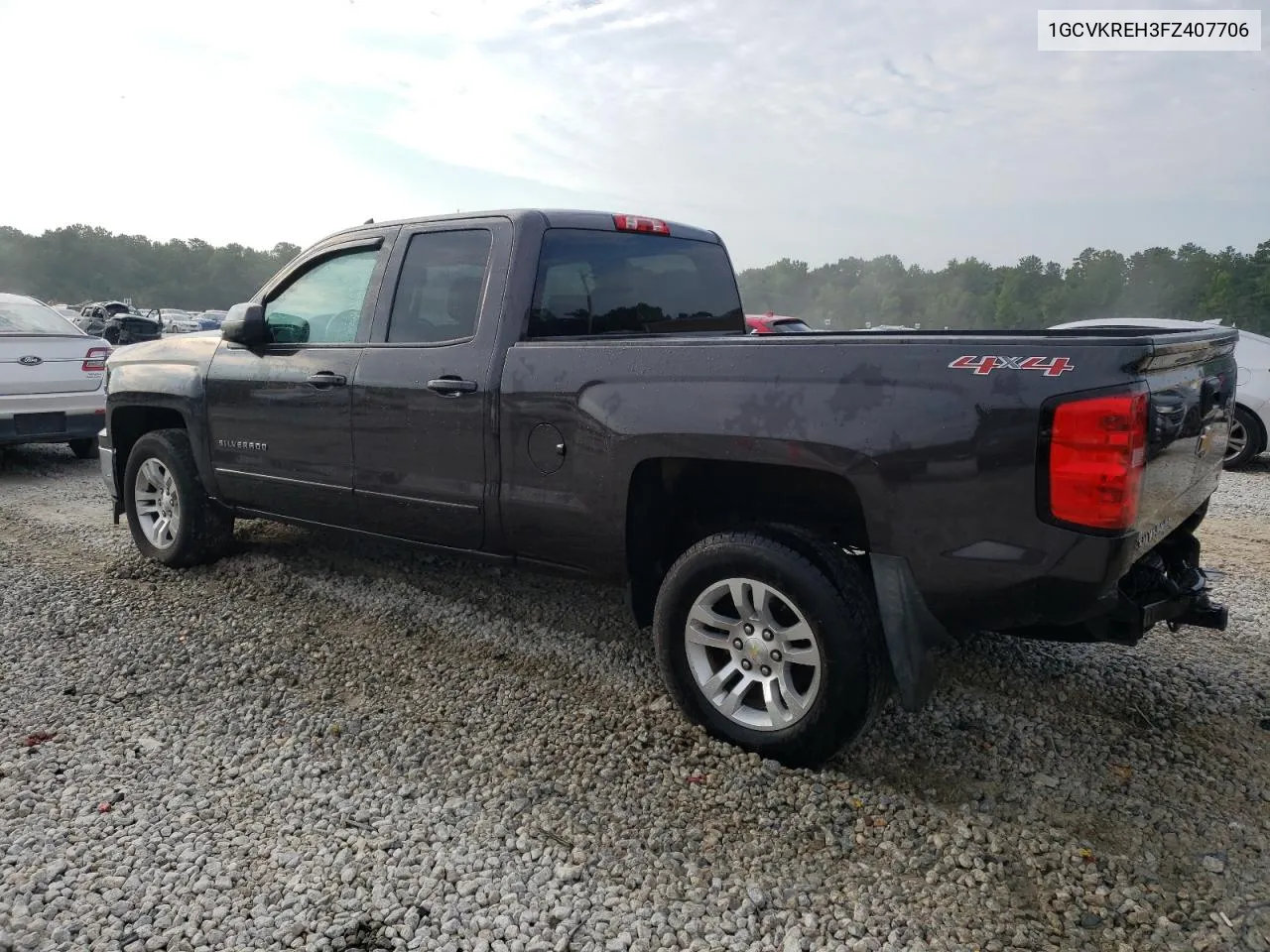 2015 Chevrolet Silverado K1500 Lt VIN: 1GCVKREH3FZ407706 Lot: 62819904