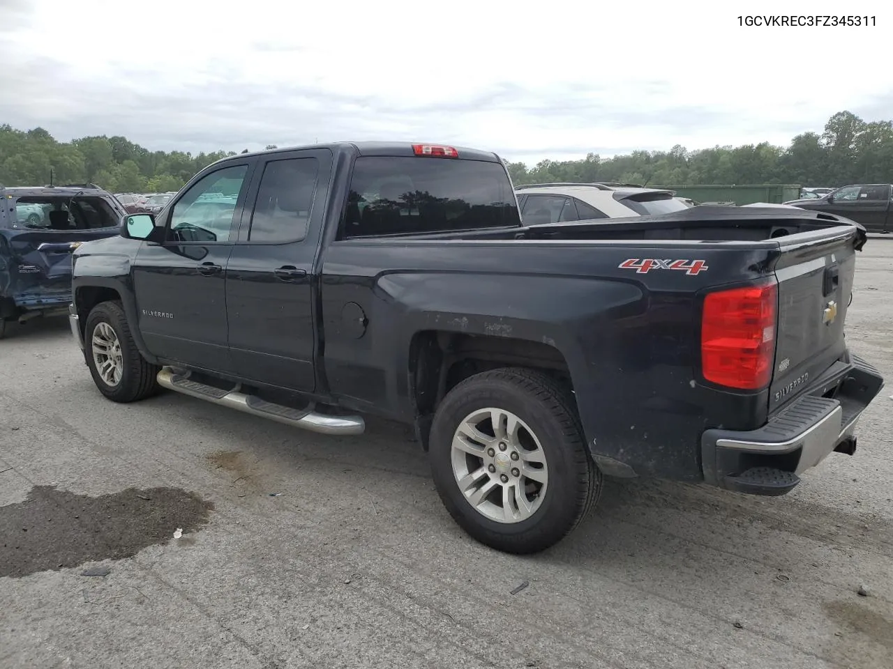 1GCVKREC3FZ345311 2015 Chevrolet Silverado K1500 Lt