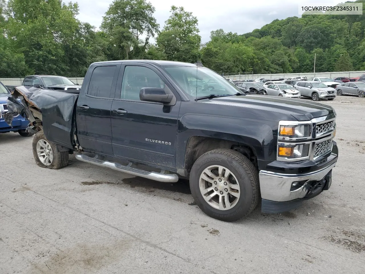 1GCVKREC3FZ345311 2015 Chevrolet Silverado K1500 Lt