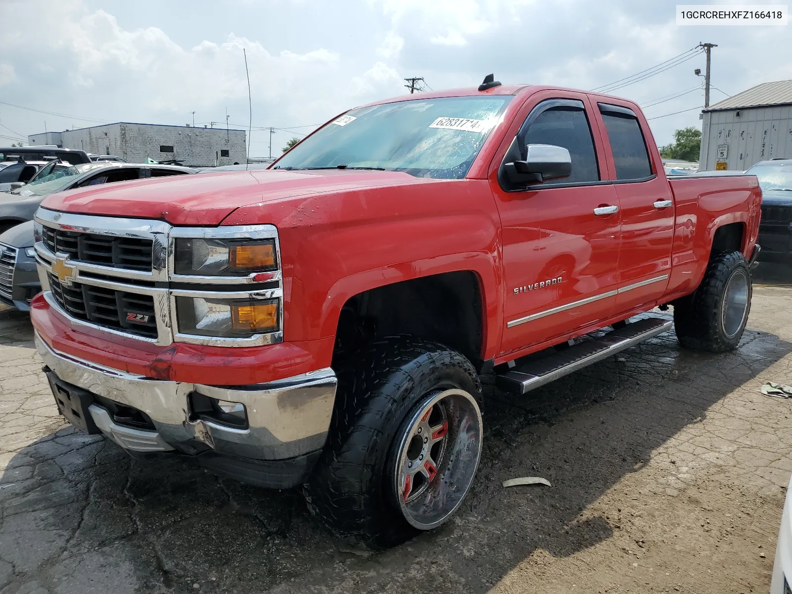 2015 Chevrolet Silverado C1500 Lt VIN: 1GCRCREHXFZ166418 Lot: 62831714