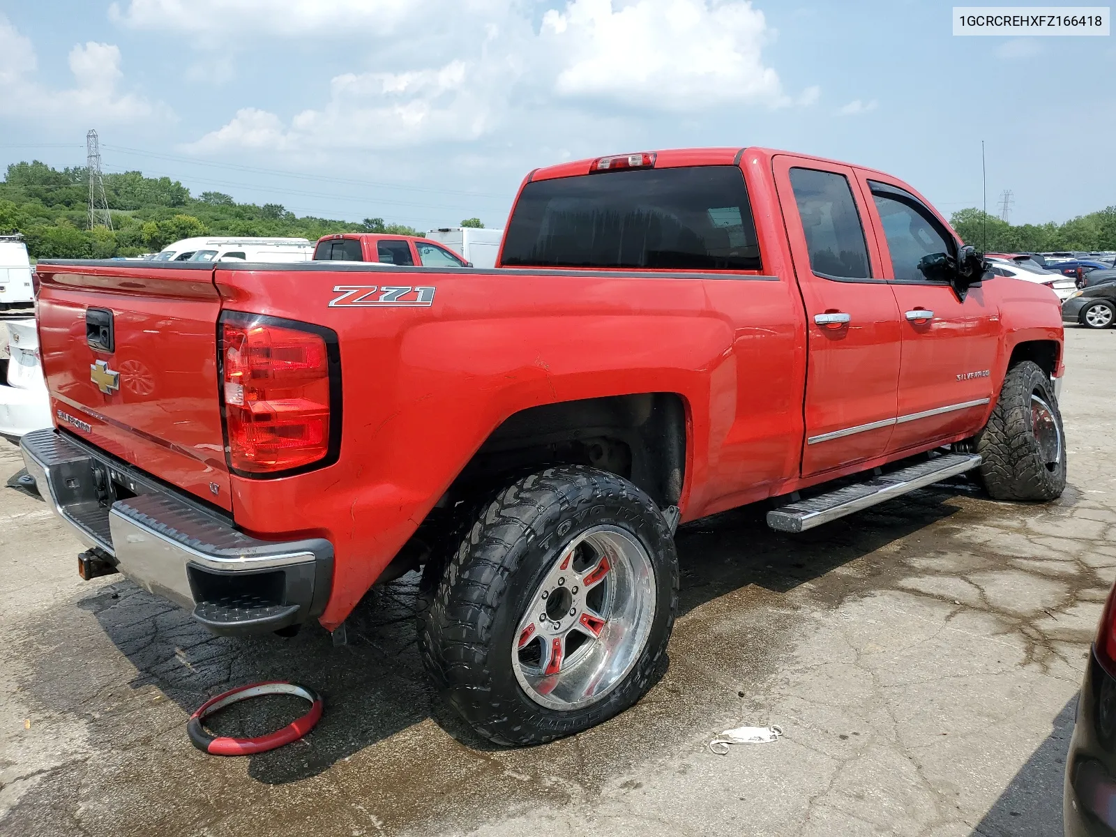 2015 Chevrolet Silverado C1500 Lt VIN: 1GCRCREHXFZ166418 Lot: 62831714