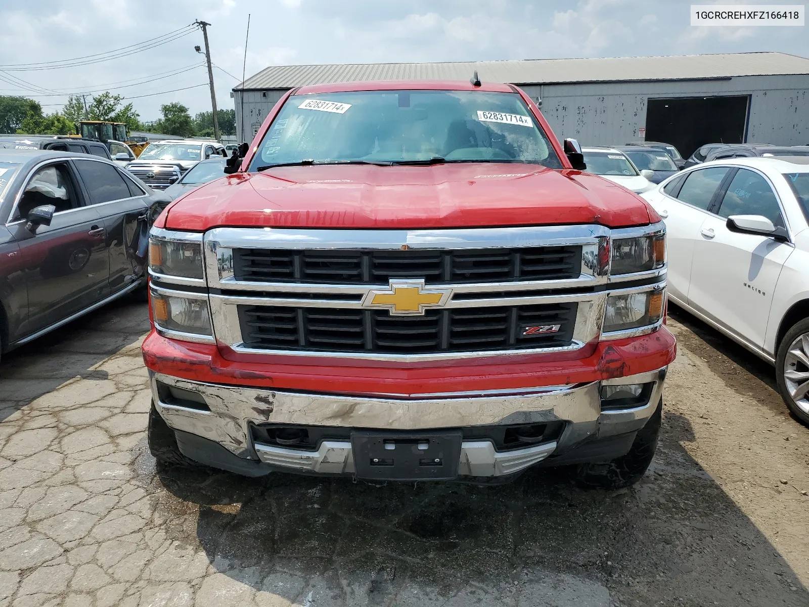 2015 Chevrolet Silverado C1500 Lt VIN: 1GCRCREHXFZ166418 Lot: 62831714