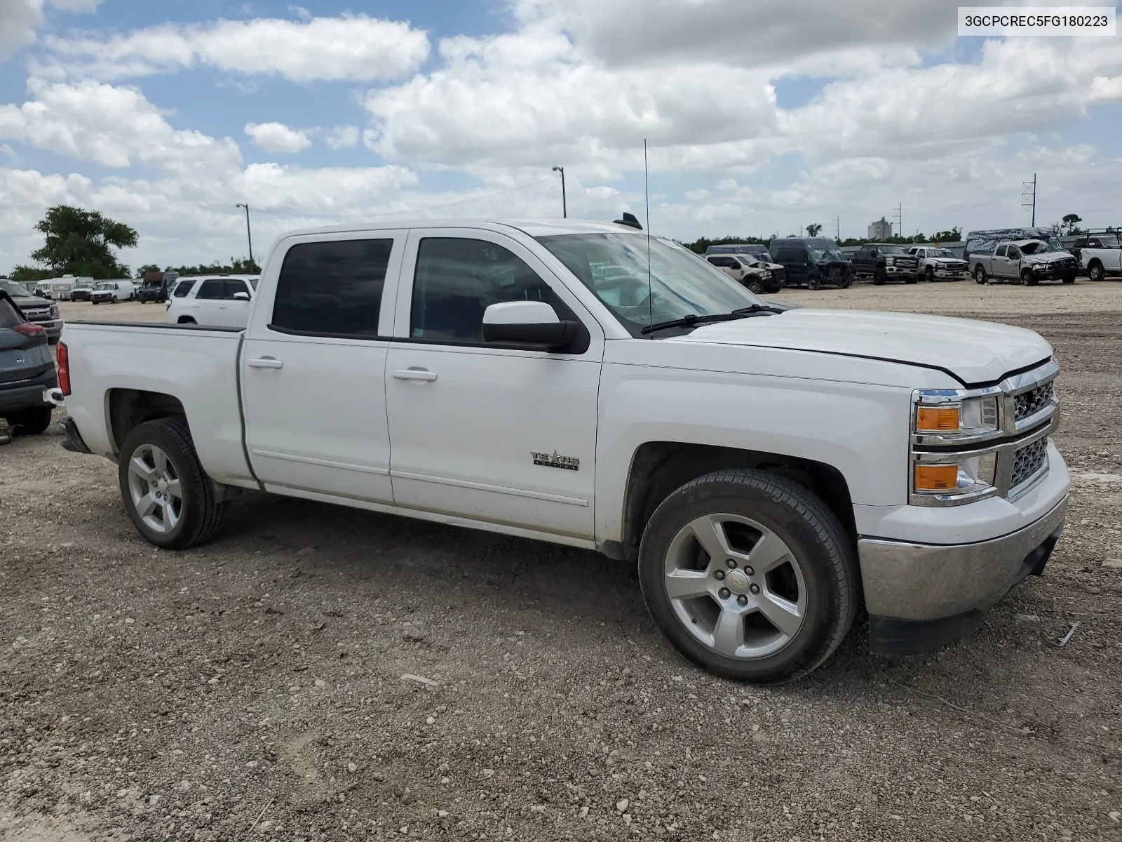 2015 Chevrolet Silverado C1500 Lt VIN: 3GCPCREC5FG180223 Lot: 62900514