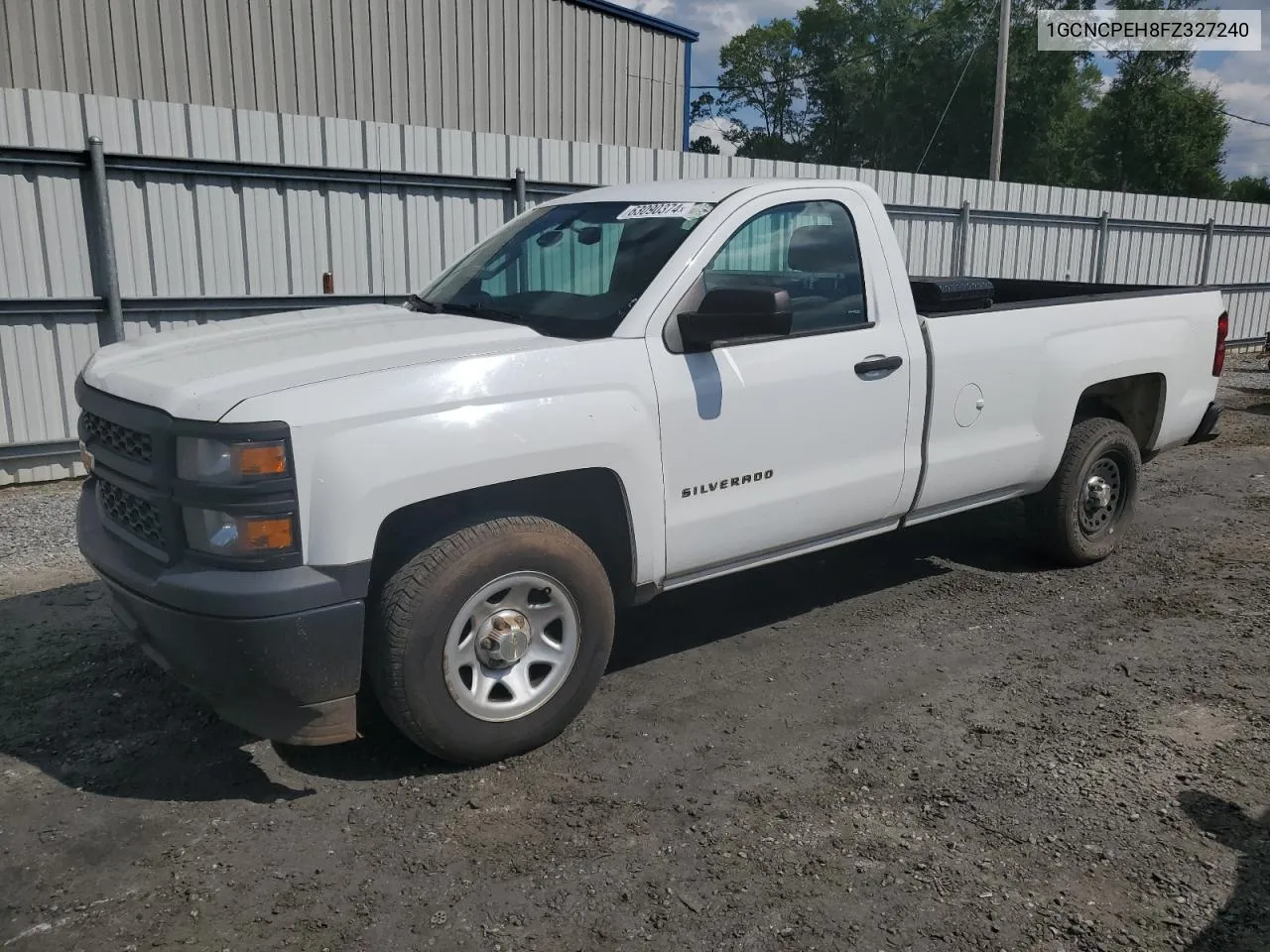 2015 Chevrolet Silverado C1500 VIN: 1GCNCPEH8FZ327240 Lot: 63090374