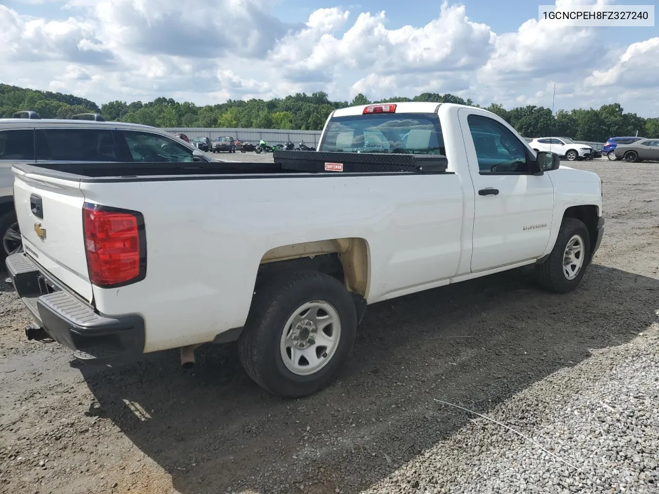 2015 Chevrolet Silverado C1500 VIN: 1GCNCPEH8FZ327240 Lot: 63090374