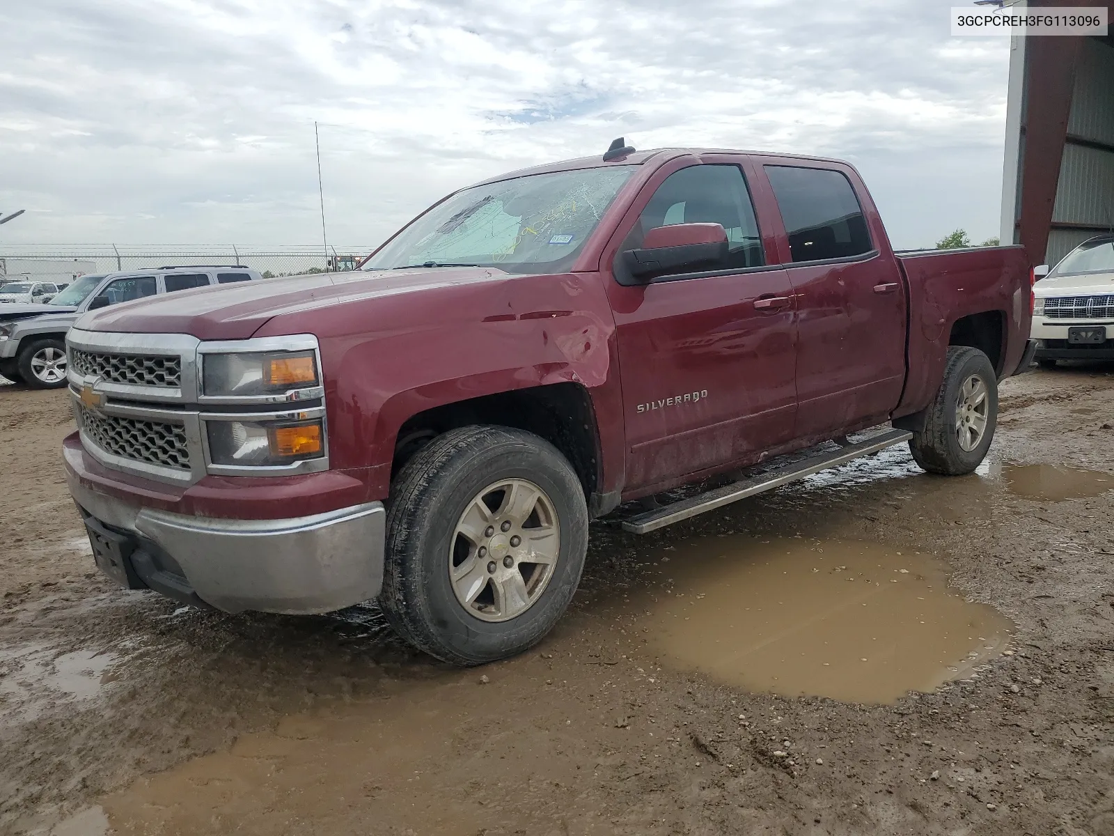 2015 Chevrolet Silverado C1500 Lt VIN: 3GCPCREH3FG113096 Lot: 63090844