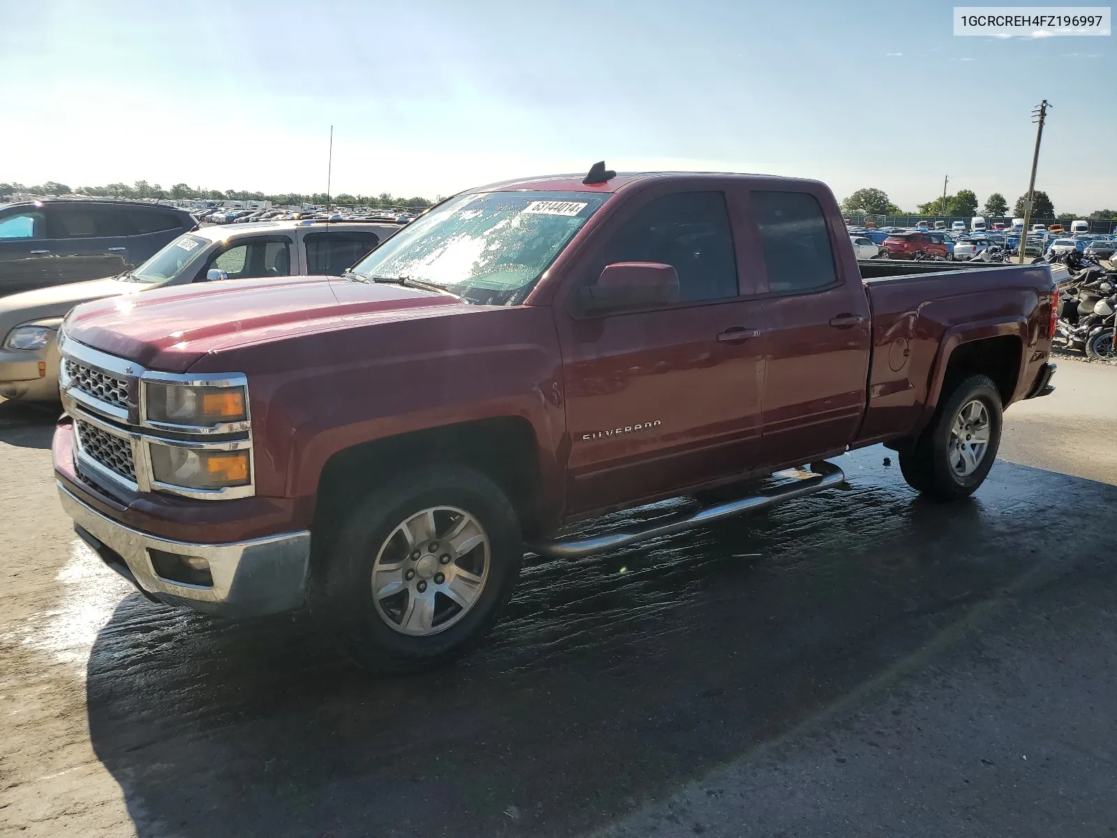 2015 Chevrolet Silverado C1500 Lt VIN: 1GCRCREH4FZ196997 Lot: 63144014