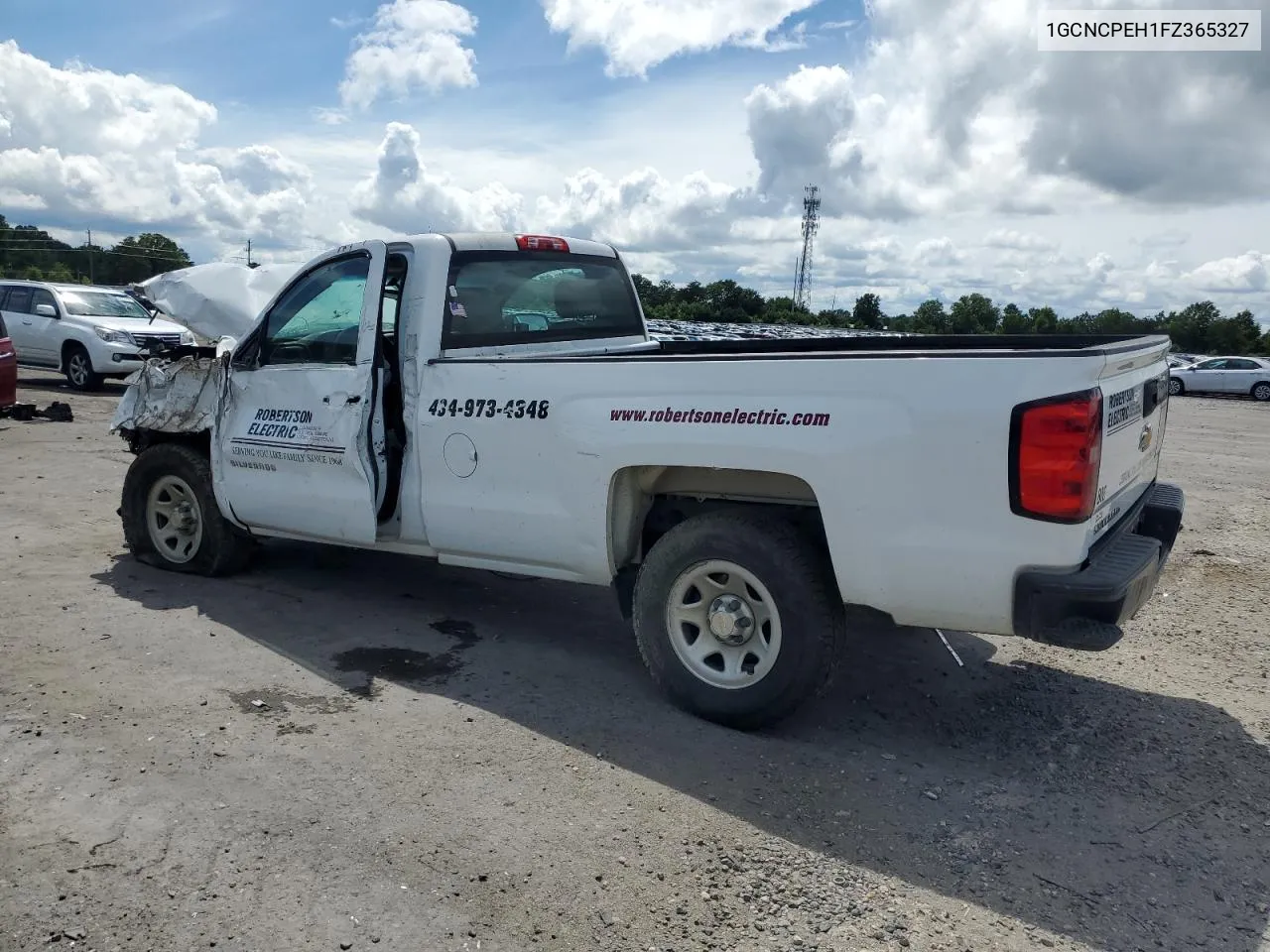 2015 Chevrolet Silverado C1500 VIN: 1GCNCPEH1FZ365327 Lot: 63609464