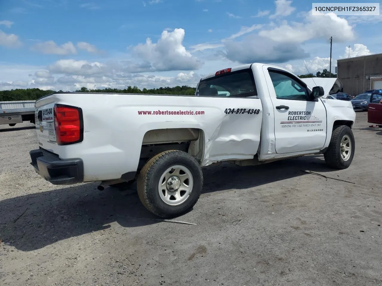 2015 Chevrolet Silverado C1500 VIN: 1GCNCPEH1FZ365327 Lot: 63609464