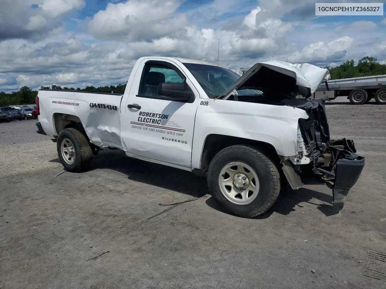 2015 Chevrolet Silverado C1500 VIN: 1GCNCPEH1FZ365327 Lot: 63609464