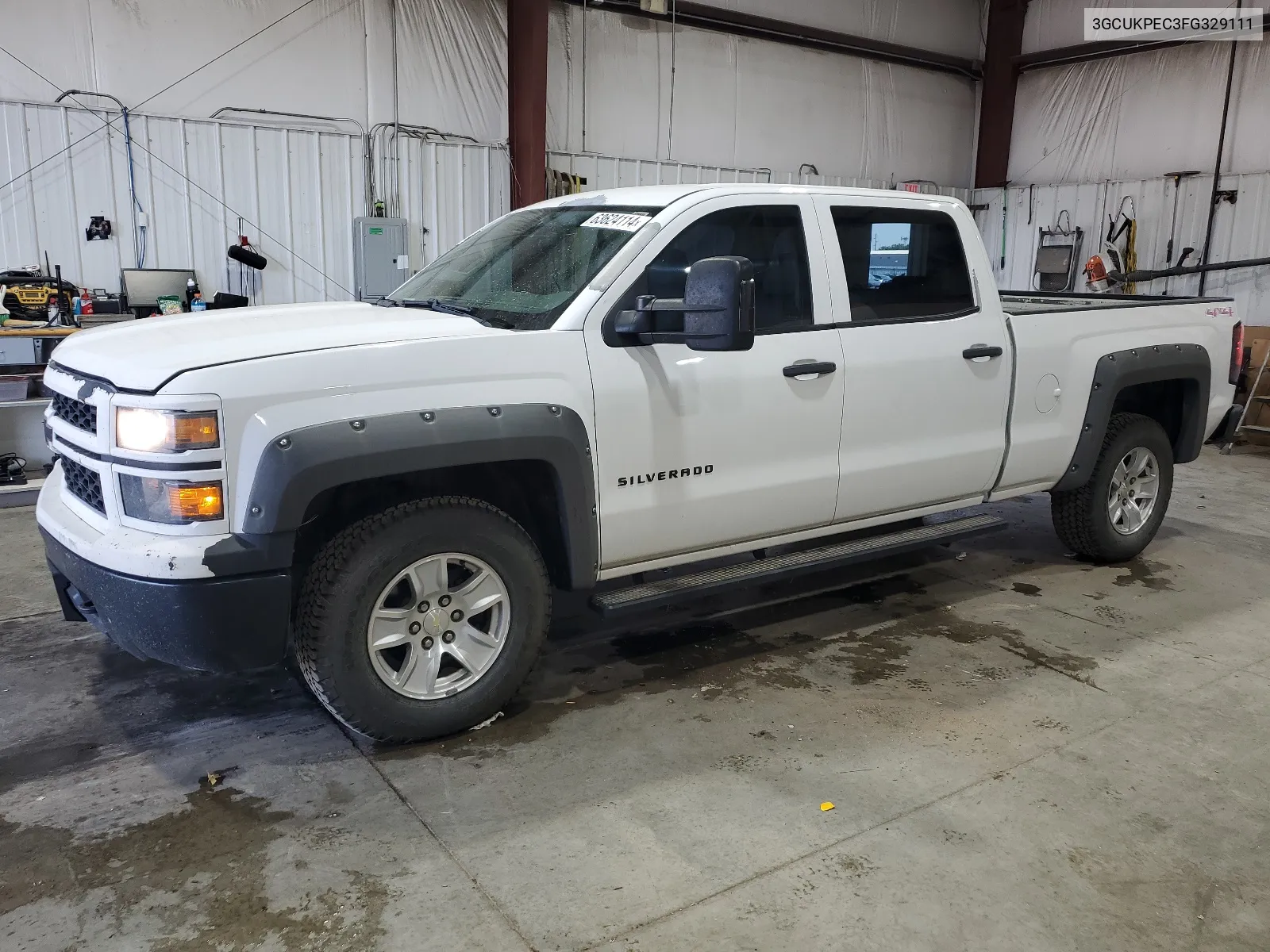 2015 Chevrolet Silverado K1500 VIN: 3GCUKPEC3FG329111 Lot: 63624114