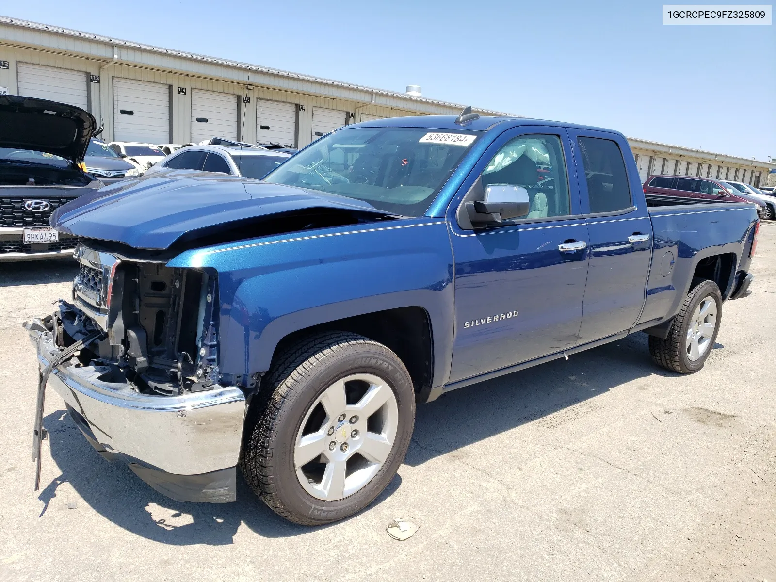 2015 Chevrolet Silverado C1500 VIN: 1GCRCPEC9FZ325809 Lot: 63668184