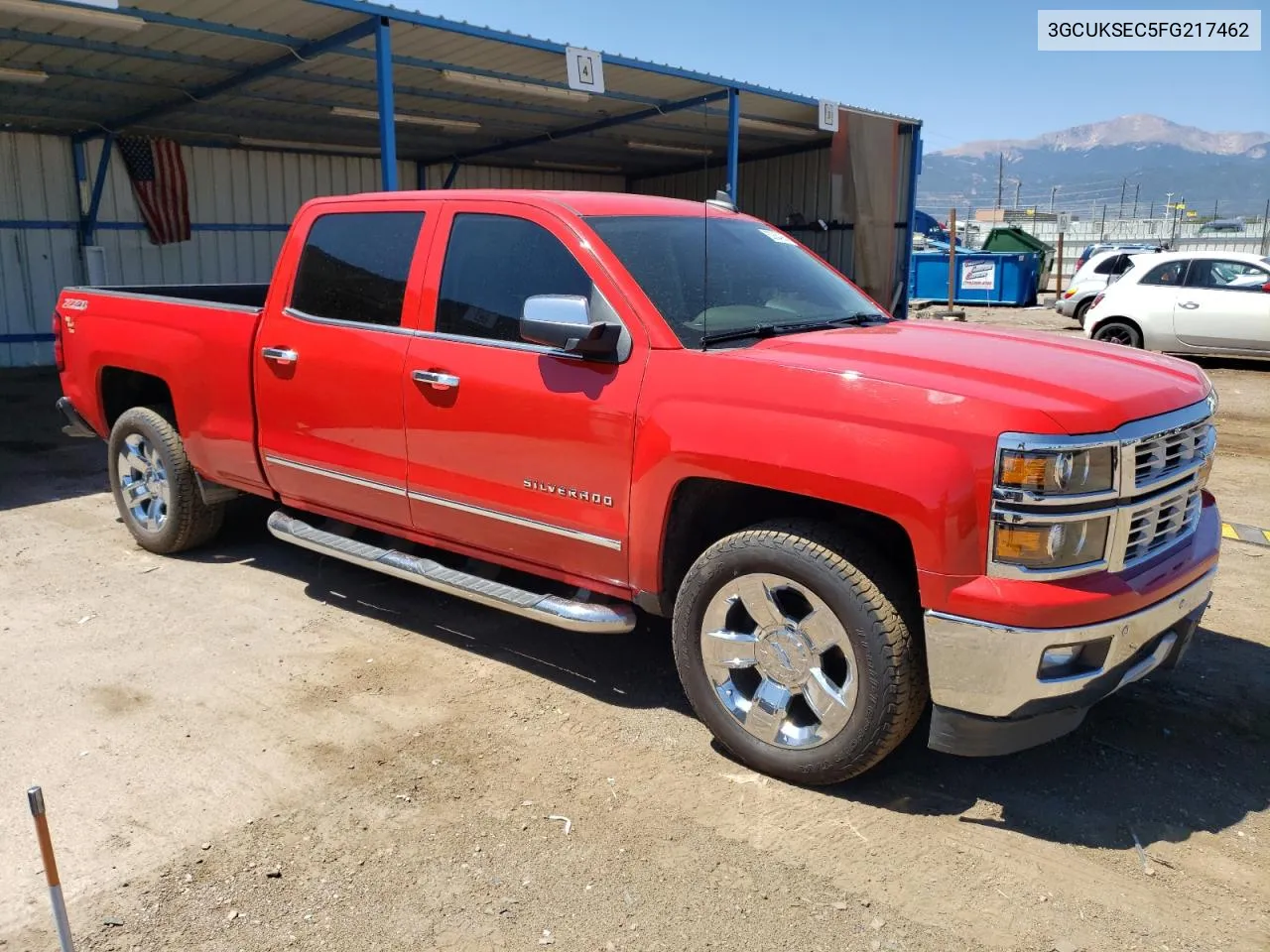 2015 Chevrolet Silverado K1500 Ltz VIN: 3GCUKSEC5FG217462 Lot: 63684984