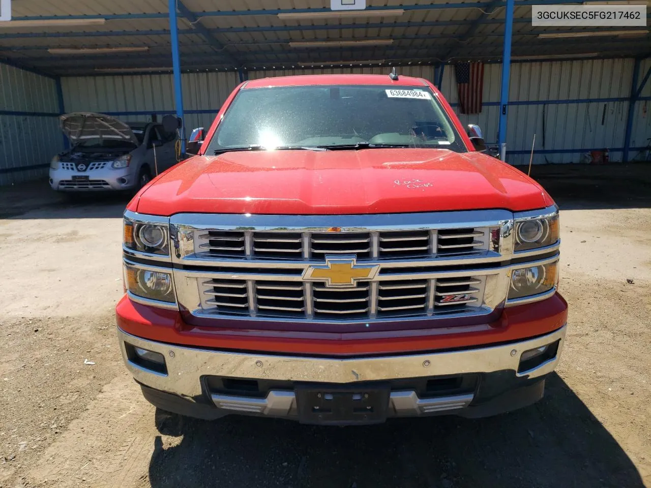 2015 Chevrolet Silverado K1500 Ltz VIN: 3GCUKSEC5FG217462 Lot: 63684984