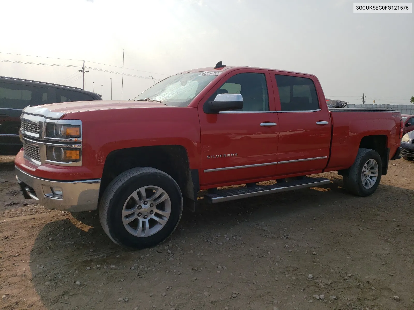 2015 Chevrolet Silverado K1500 Ltz VIN: 3GCUKSEC0FG121576 Lot: 64028434