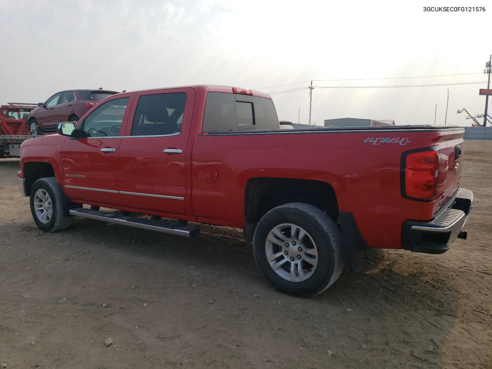 2015 Chevrolet Silverado K1500 Ltz VIN: 3GCUKSEC0FG121576 Lot: 64028434