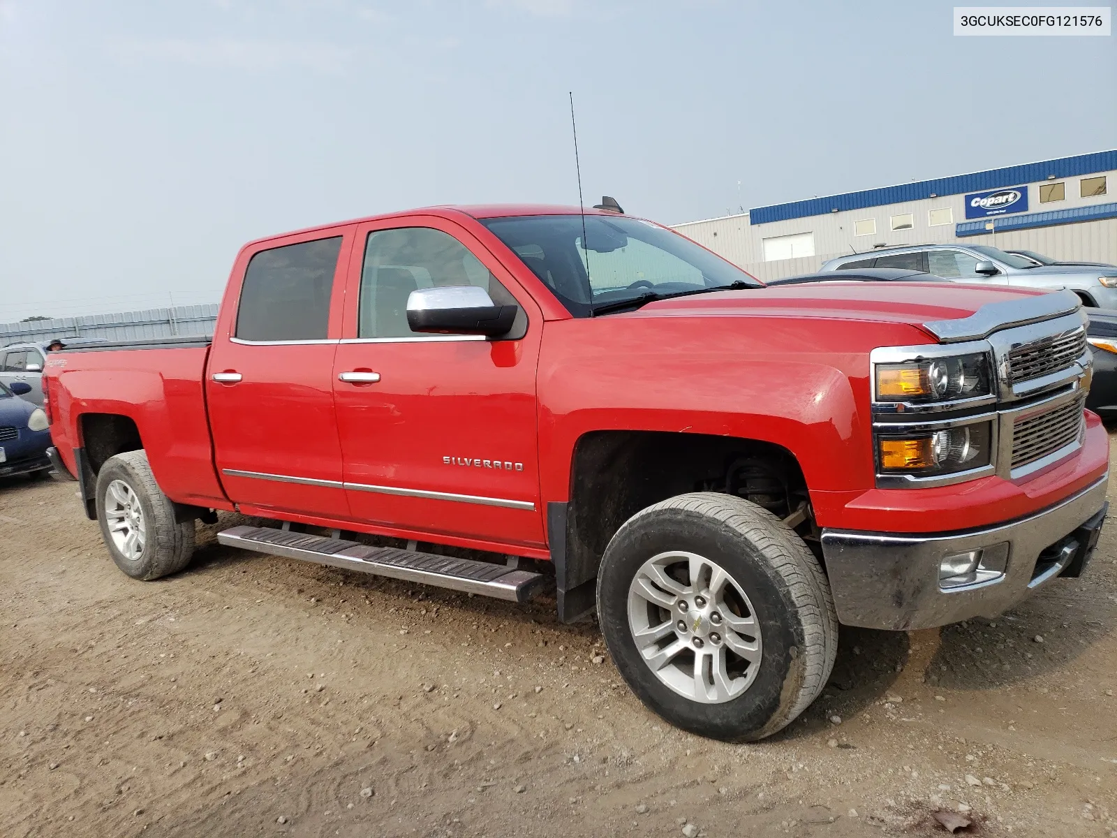 2015 Chevrolet Silverado K1500 Ltz VIN: 3GCUKSEC0FG121576 Lot: 64028434