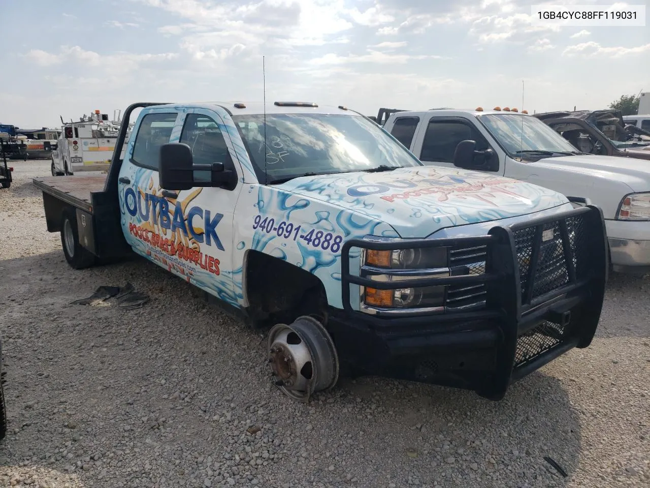 2015 Chevrolet Silverado C3500 VIN: 1GB4CYC88FF119031 Lot: 64208094