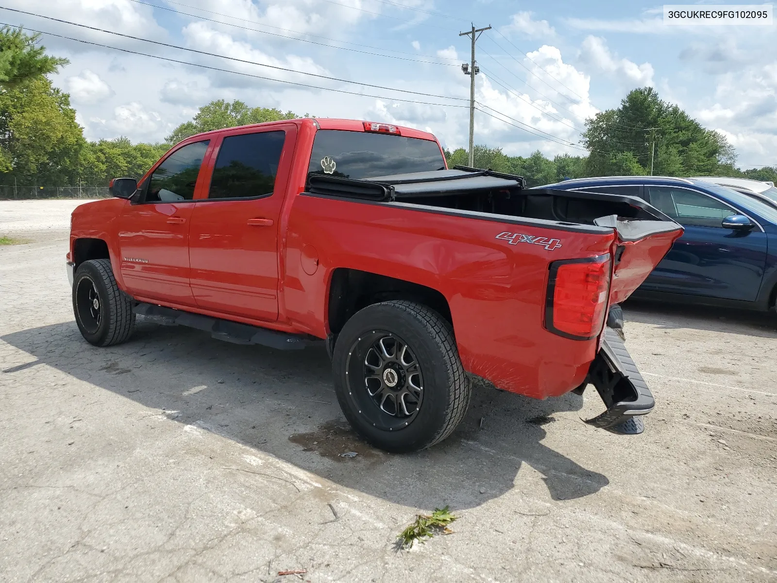 3GCUKREC9FG102095 2015 Chevrolet Silverado K1500 Lt