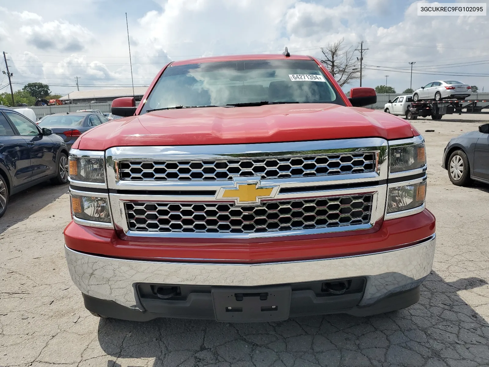 3GCUKREC9FG102095 2015 Chevrolet Silverado K1500 Lt