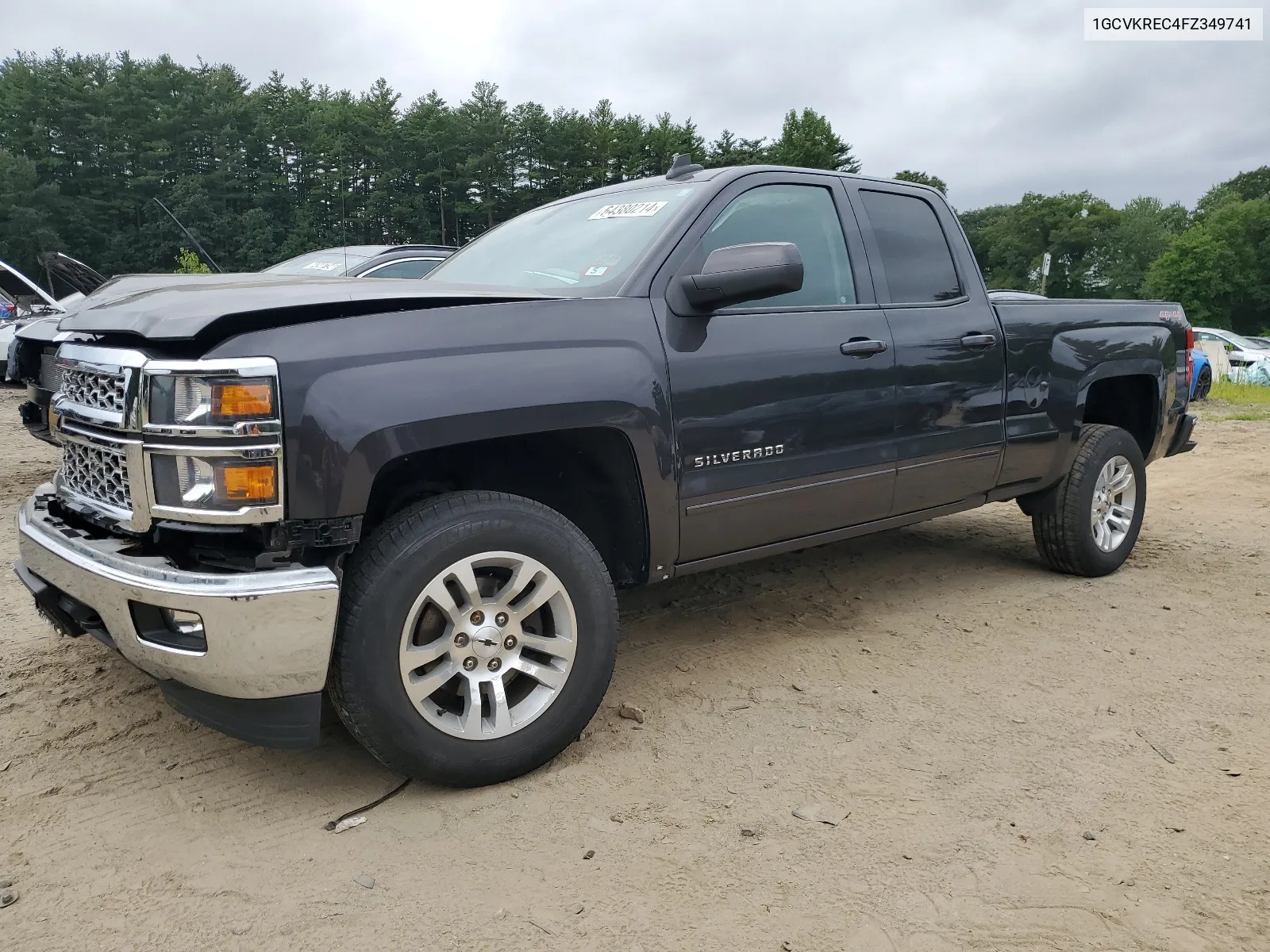 2015 Chevrolet Silverado K1500 Lt VIN: 1GCVKREC4FZ349741 Lot: 64380214