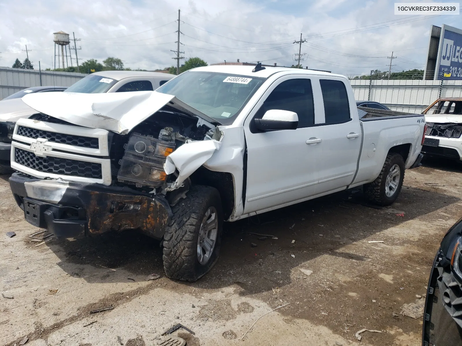 1GCVKREC3FZ334339 2015 Chevrolet Silverado K1500 Lt