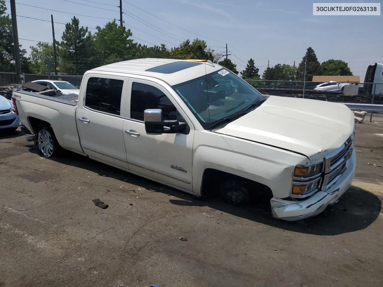 3GCUKTEJ0FG263138 2015 Chevrolet Silverado K1500 High Country