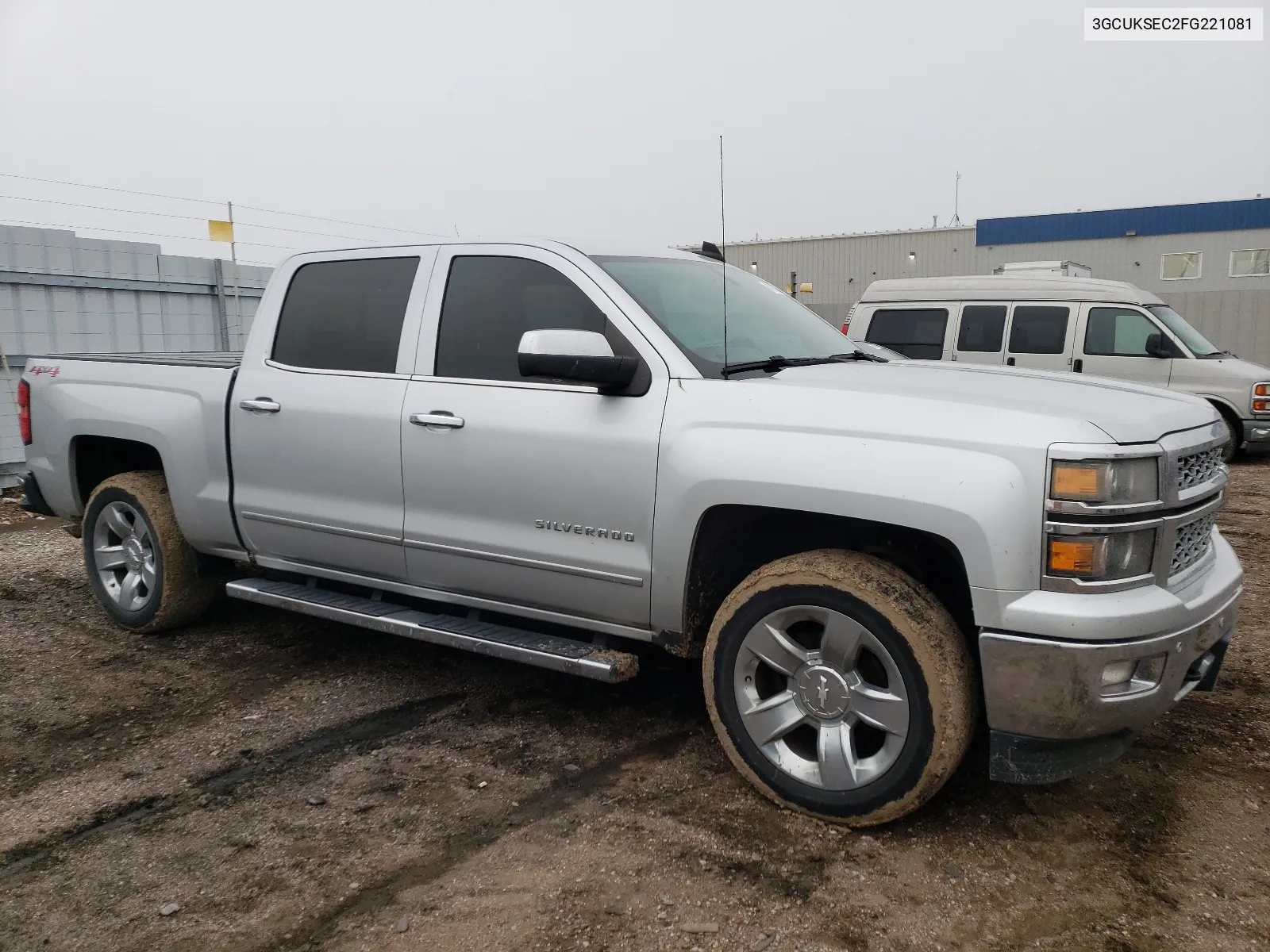 2015 Chevrolet Silverado K1500 Ltz VIN: 3GCUKSEC2FG221081 Lot: 64950564