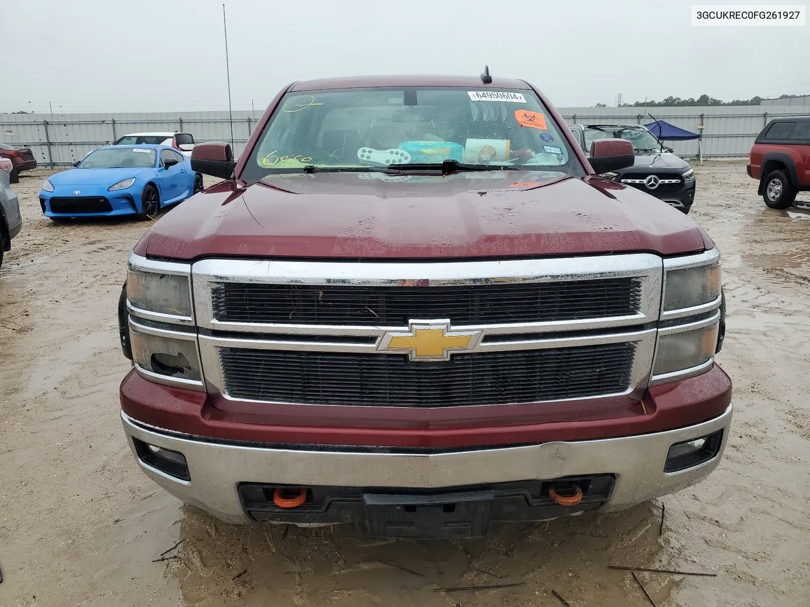 3GCUKREC0FG261927 2015 Chevrolet Silverado K1500 Lt